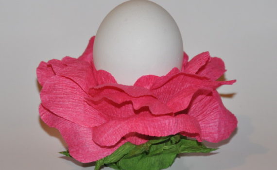 Подставка для пасхальных яиц из бумаги своими руками