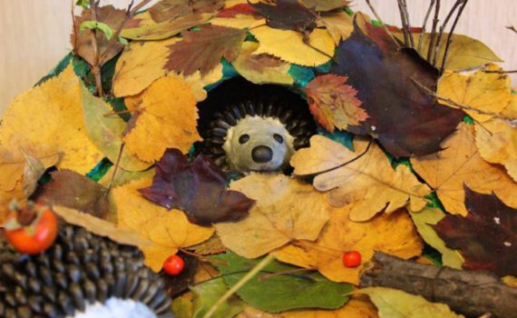 Поделки из листьев на тему Осень - красивые, простые и оригинальные
