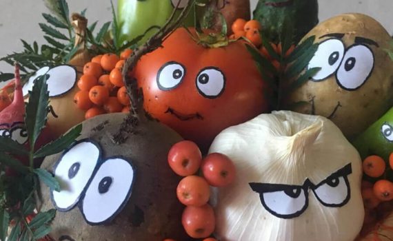 Детские поделки из овощей и фруктов - как сделать осенние поделки своими руками