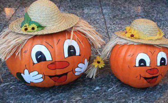 Осенние поделки из тыквы своими руками - какую сделать поделку из тыквы в школу, в садик, на выставку